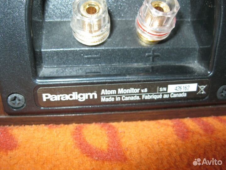 Акустика paradigm atom monitor v6