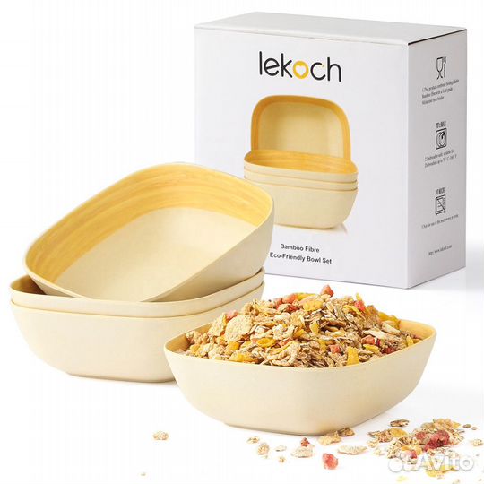 Посуда бамбуковая