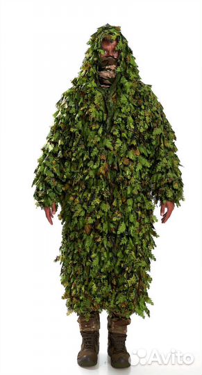 Маскхалат тактический леший лист