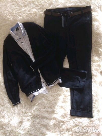 Набор одежды для мальчика: жакет, рубашка, брюки