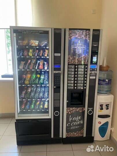 Установка кофейных и снековых автоматов