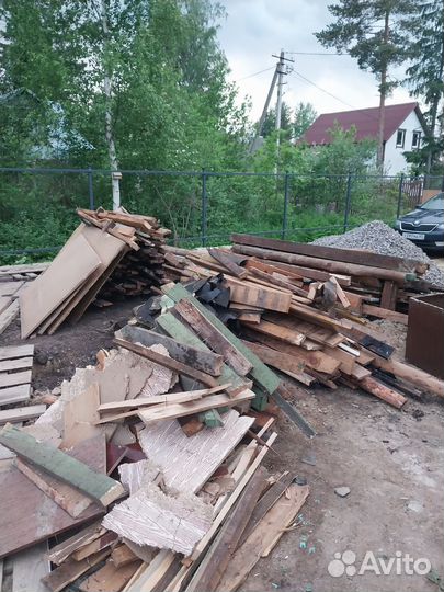 Пиломатериал после разборки