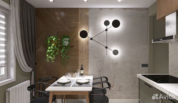 Дизайн интерьера, перепланировка, ремонт под ключ