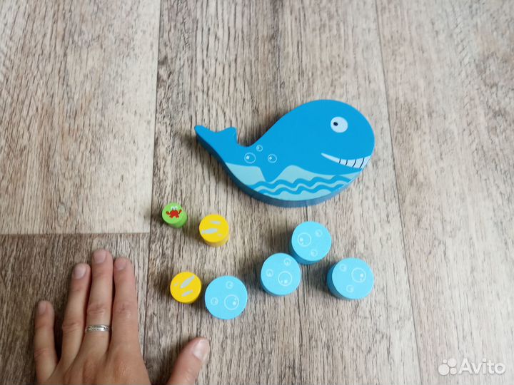 Балансир, развивающая игрушка из дерева