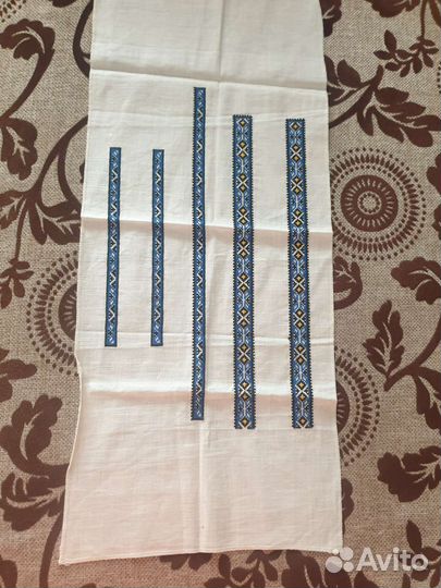 Заготовка к мужской рубашке вышитая