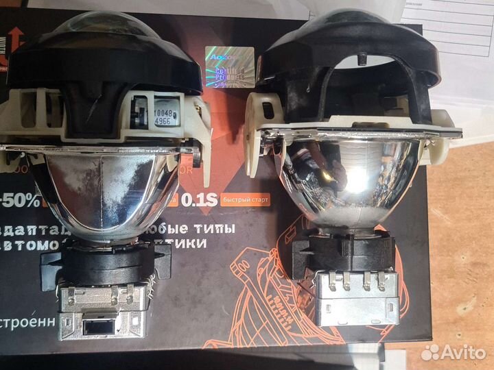 Audi q7 2010-2015 г линзы фар с лампами