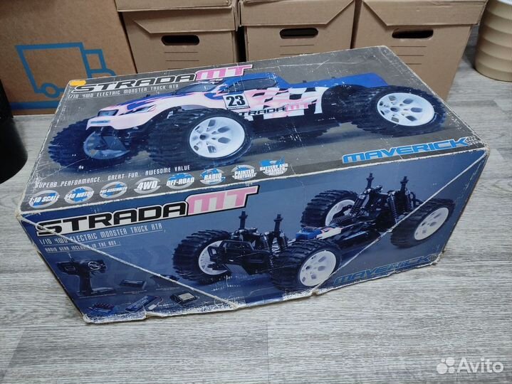 Монстр Трак на радиоуправлении Maverick strada MT