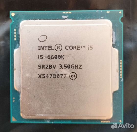 Процессор intel core i5 6600k