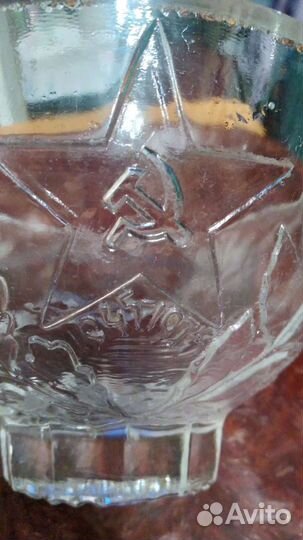 Вазы хруст, стекло,сметалл. ободками, лебеди СССР