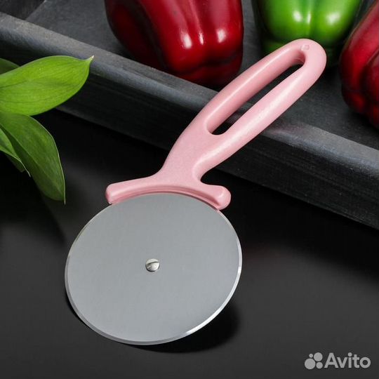 Нож для пиццы и теста Доляна «Комета», 19,5 см, цв