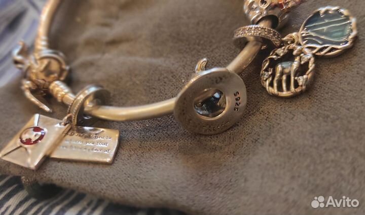 Браслет и Серебряные Шармы Гарри Поттер