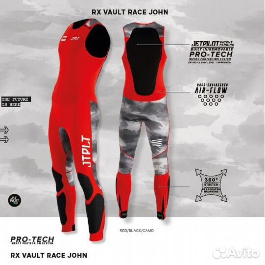 Гидрокостюм мужской Jetpilot RX Vault Race Grey 23