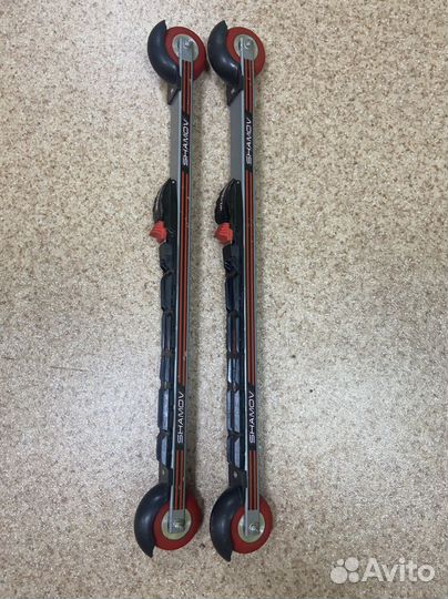 Лыжи лыжероллеры shamov как новые