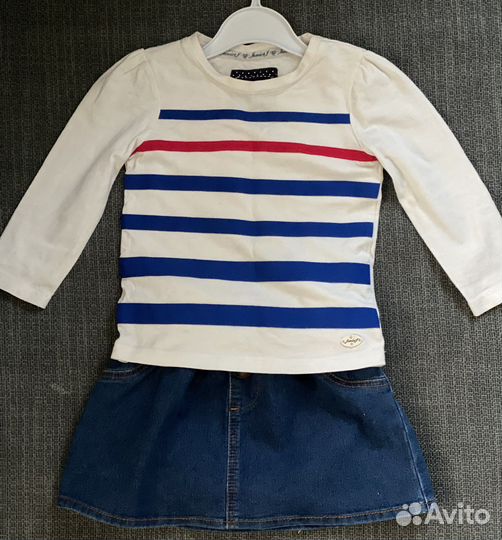 Вещи пакетом на девочку 74 80 86 бренд