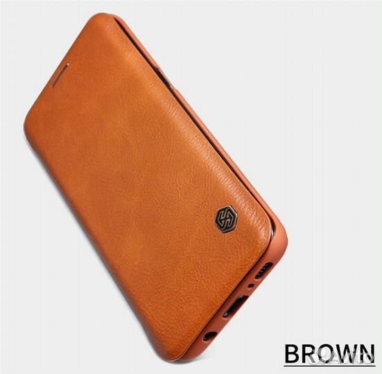 Кожаный Nillkin Чехол для samsung Galaxy S9 brown