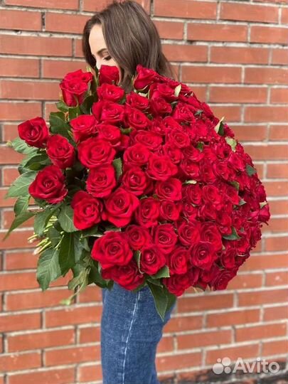 101 роза. Доставка цветов по Новосибирску