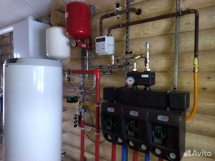 Монтаж отопления, водоснабжения, канализации