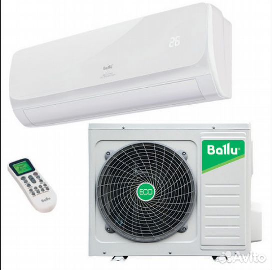 Сплит-система (инвертор) Ballu до25м2 с установкой