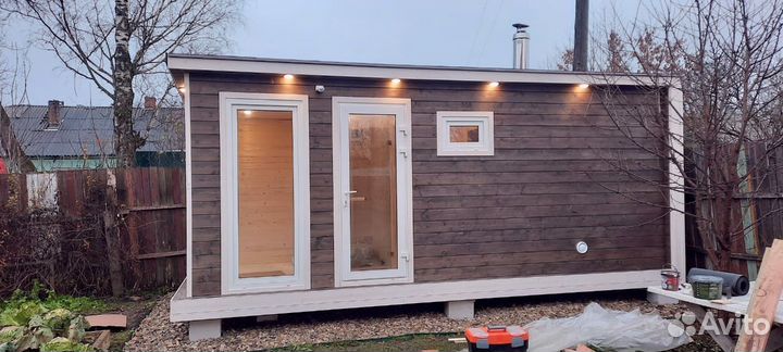 Каркасная баня от производителя под ключ