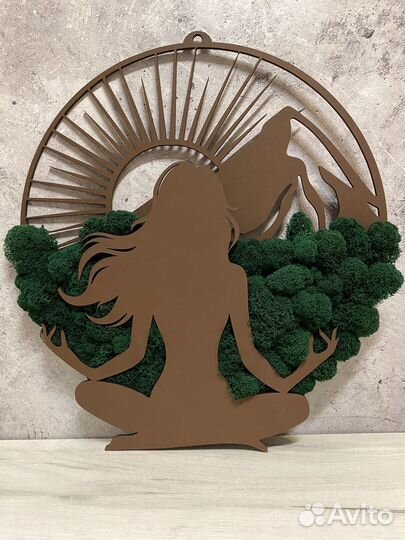 Панно с мхом 