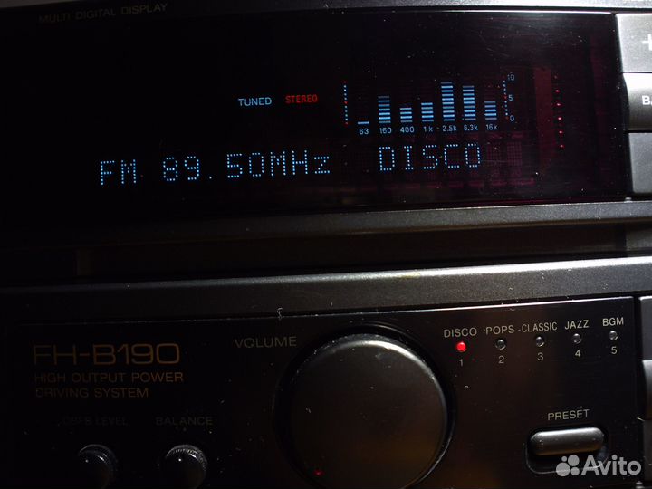 Sony FH-B190 1992й год Два по 85 ватт