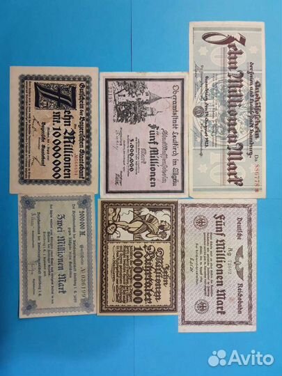 Банкноты Германии 1920-1930 годы Редкие