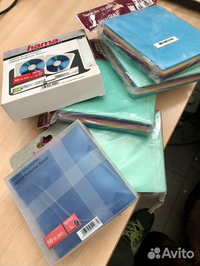 Конверты, пакеты для CD/DVD упаковка 50шт