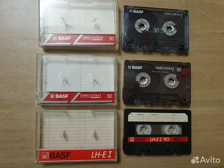 Аудиокассеты basf, sony и skc с записью