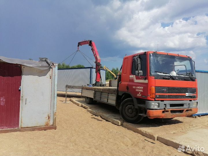 Аренда и услуги манипулятора-вездехода, стрела 7 т, борт 10 т, 7.7 м