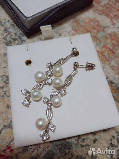 Серебряные серьги ZenZone