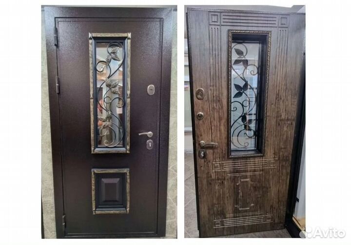 Дверь входная «Ковка -Пегас» Лесной Орех