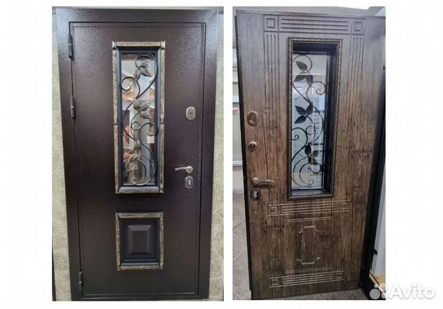 Дверь входная «Ковка -Пегас» Лесной Орех