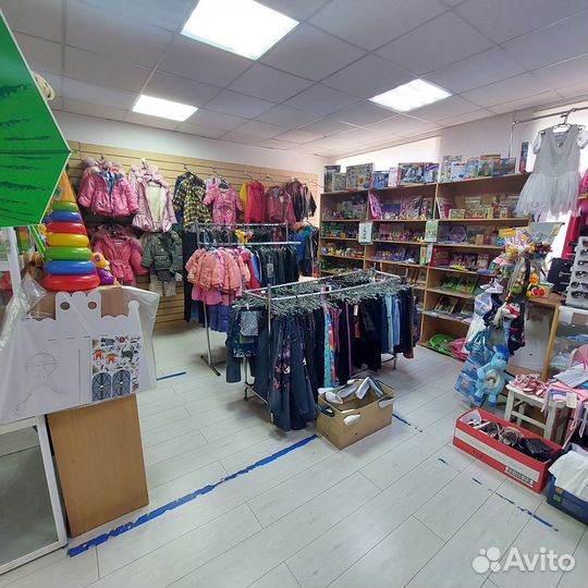 Готовый бизнес магазин детской одежды и игрушки