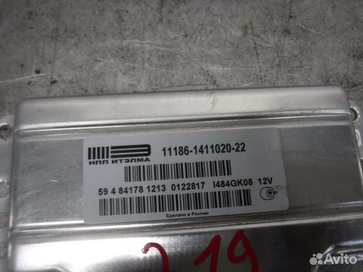 Блок управления двигателем Лада Калина 2 11186