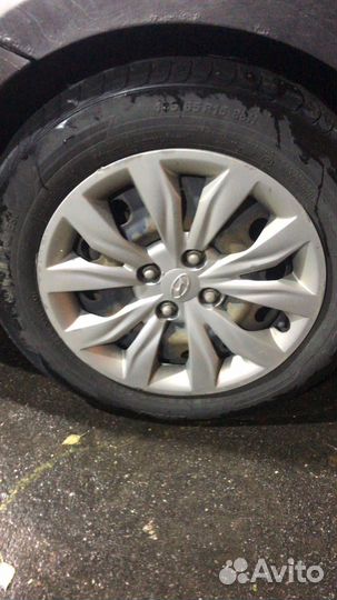 Штампованные диски r15 на hyundai solaris