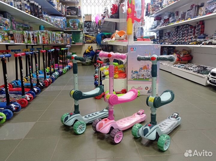 Самокат- беговел с быстрой трансформацией