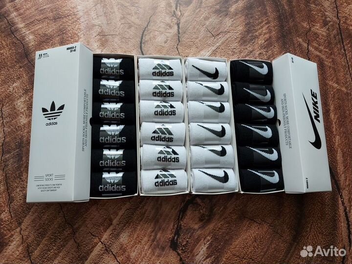 Носки Nike Adidas Fila Reebok