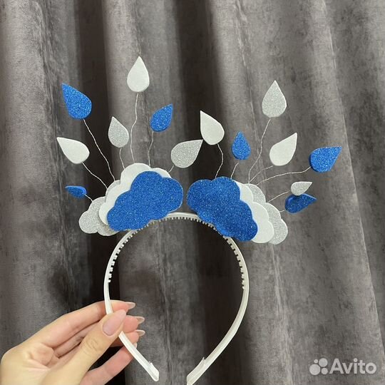 Ободок Капелька, обруч Капелька, заколка Капелька