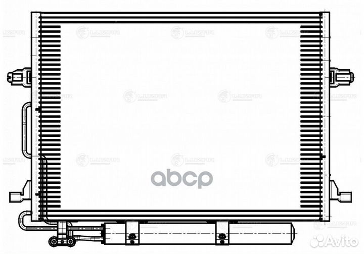 Радиатор кондиционера Mercedes-Benz E (W211) (02)