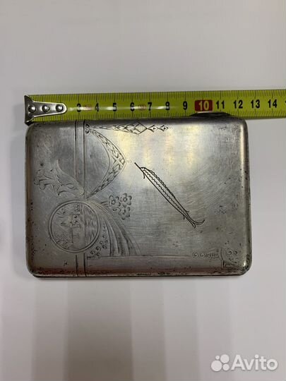 Портсигар серебряный 84 проба