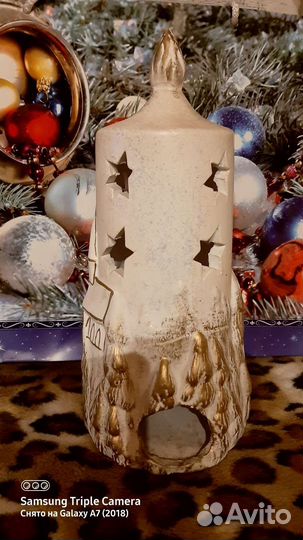 Подсвечник новогодний