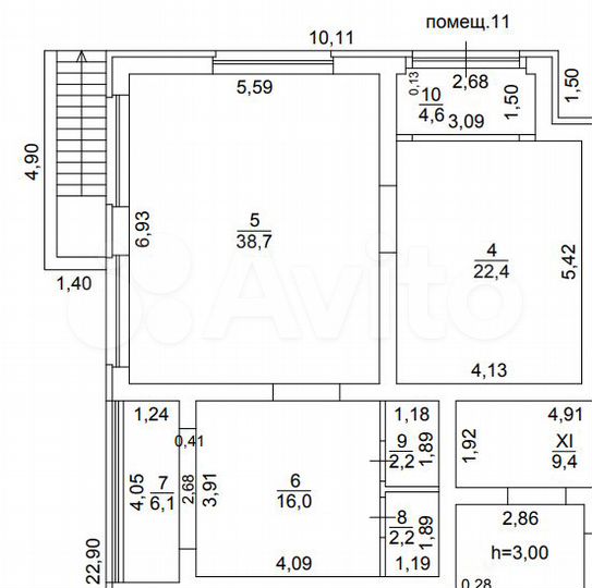 Офис, 92.2 м²