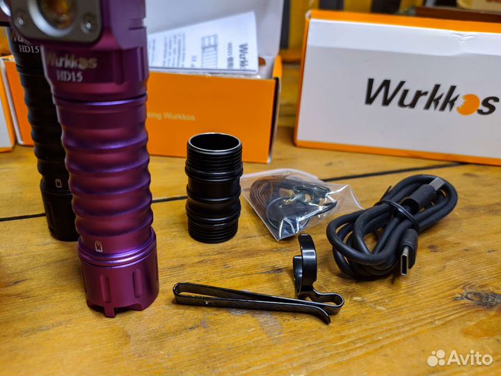 Wurkkos hd15 светодиодный фонарь