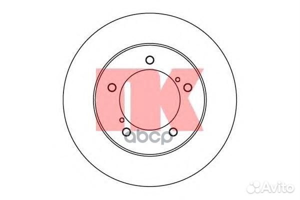Диск тормозной suzuki grand vitara 2.0-2.7 98-0