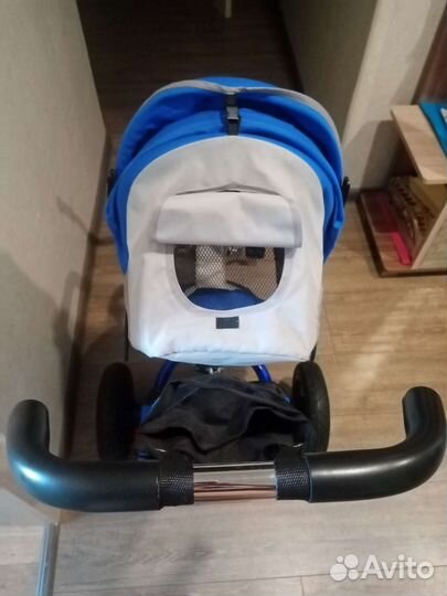 Трехколесный детский велосипед коляска