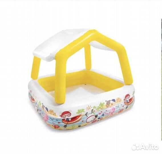 Бассейн детский Аквариум 157х157х122с Intex 57470