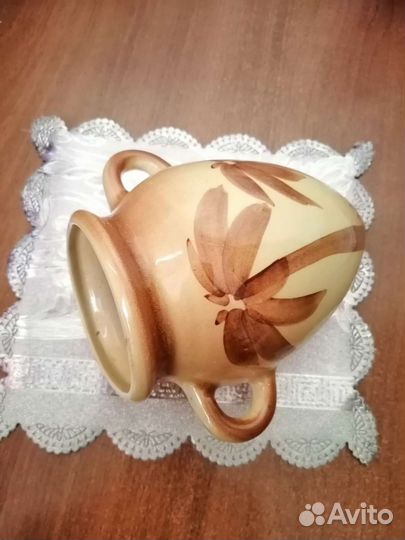 Амфора ваза керамическая