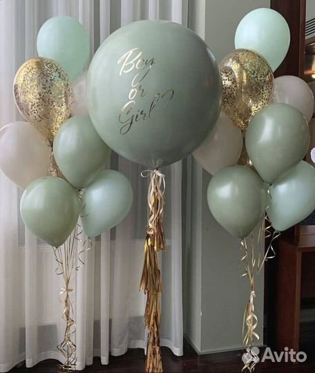 Воздушные шары для гендер пати