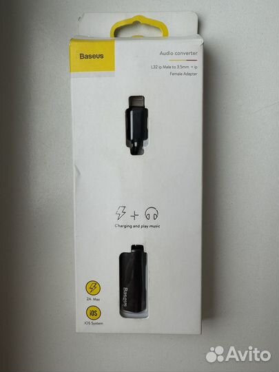 Переходник с lighting на aux iPhone