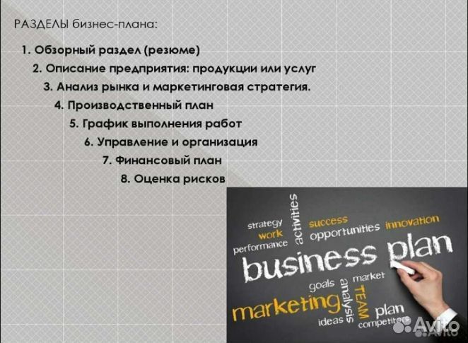 Бизнес план для соцконтракта